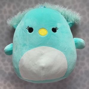 Turquoise Peacock Squishmallow